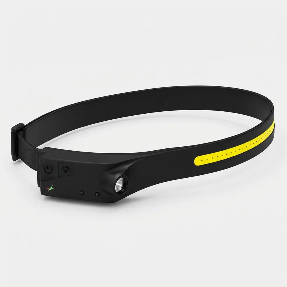 RandoTec – Lampe Frontale LED Rechargeable pour Randonnée et Camping – Légère et Étanche