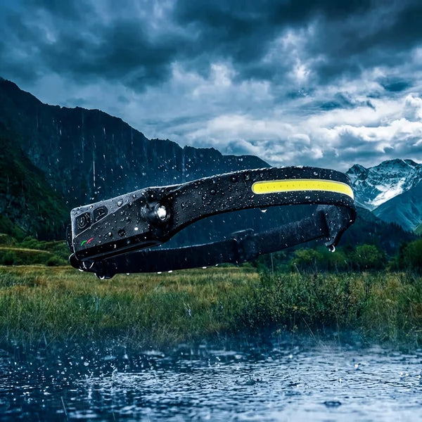 RandoTec – Lampe Frontale LED Rechargeable pour Randonnée et Camping – Légère et Étanche