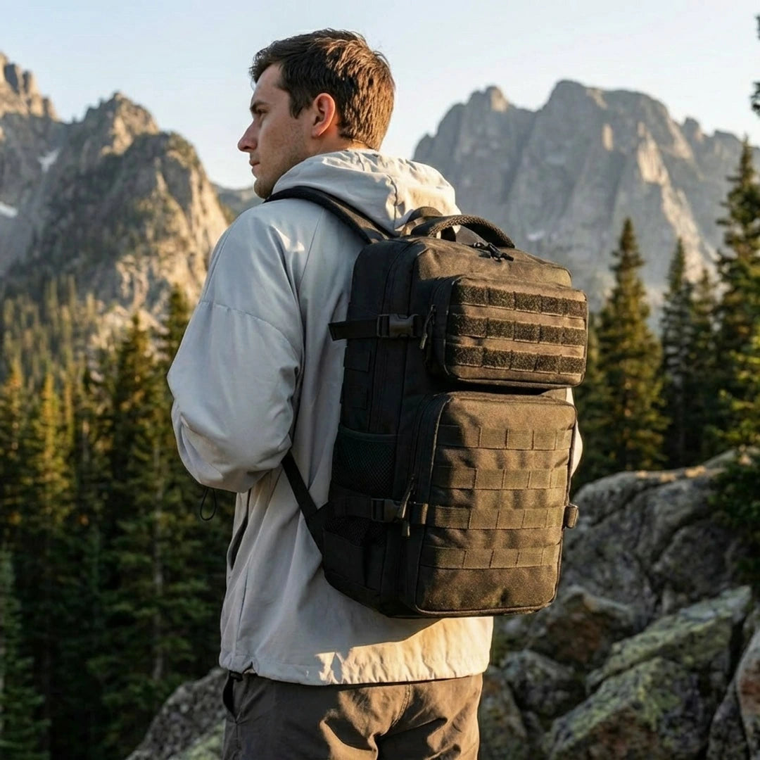 Sac à Dos Randonnée 35L — Léger 700g, Imperméable, Confortable toute la journée | Homme & Femme