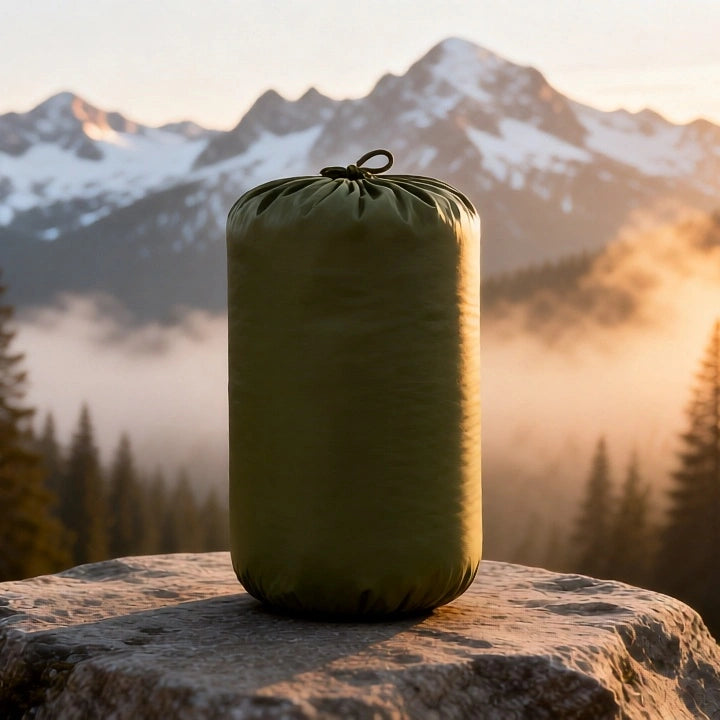 Sac de Couchage Printemps-Été — Léger, Moins 1kg, Chaud jusqu'à 0°C | Randonnée